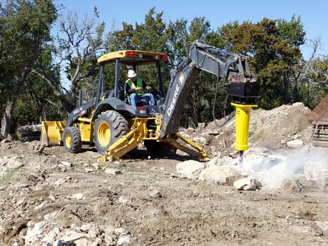 Гидромолот Atlas Copco ES60 на небольшой экскаватор